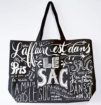 Cabas & sacs à soufflets ZeCabas — sur mesure